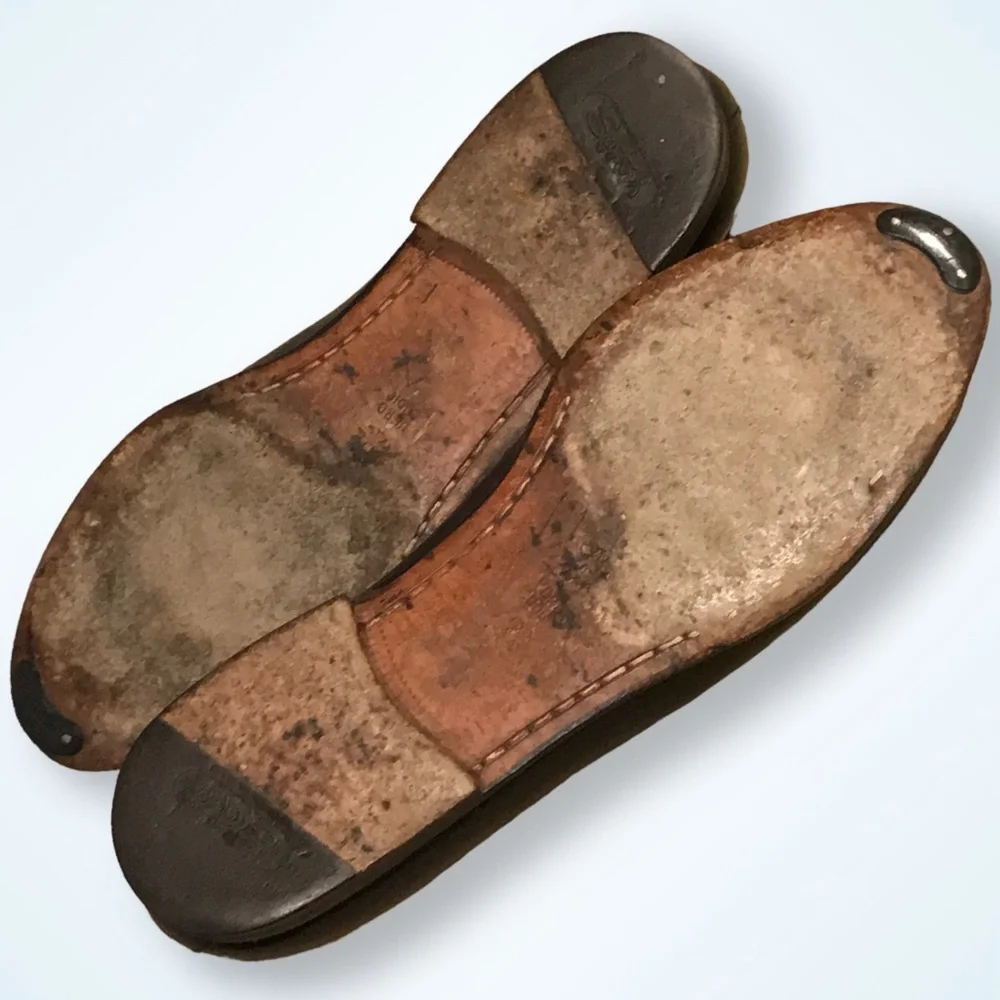 SANTONI Black Leather Italian Loafers - 7 - Picture 9 of 9